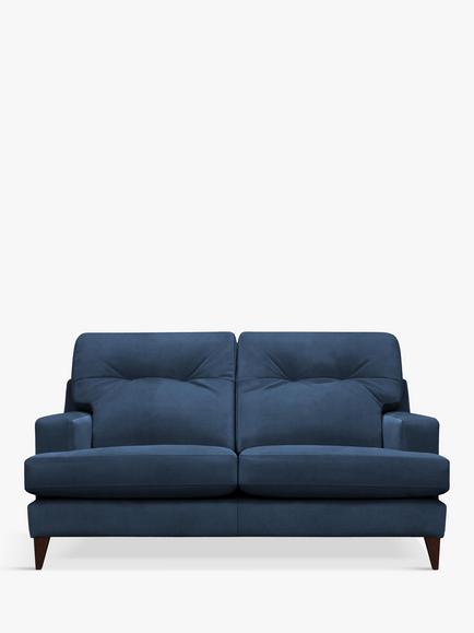 G Plan Vintage Seventy The Two Small 2 Seater Sofa, Dark Leg, Easy Clean Plush Indigo