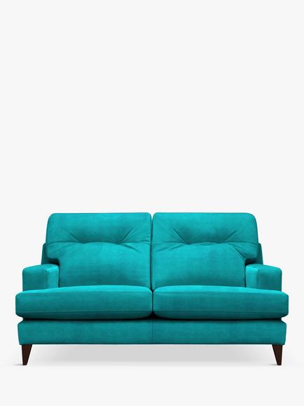 G Plan Vintage Seventy The Two Small 2 Seater Sofa, Dark Leg, Easy Clean Plush Mallard