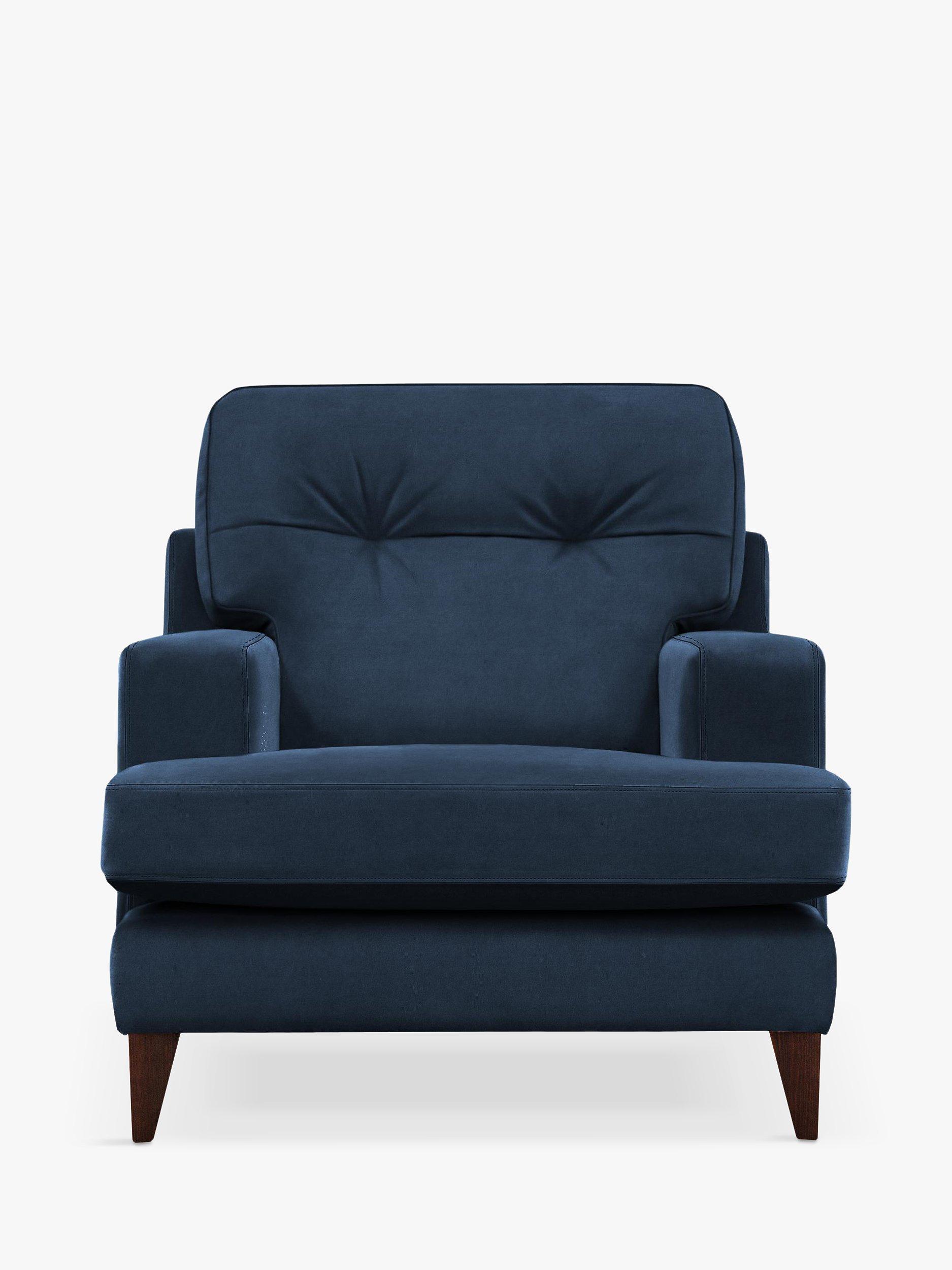 The Seventy Two Range, G Plan Vintage The Seventy Two Armchair, Dark Leg, Plush Indigo