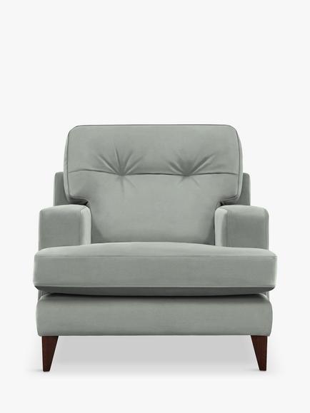 G Plan Vintage The Seventy Two Armchair, Dark Leg, Easy Clean Plush Slate