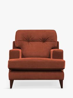 G Plan Vintage The Seventy Two Armchair, Dark Leg, Plush Umber