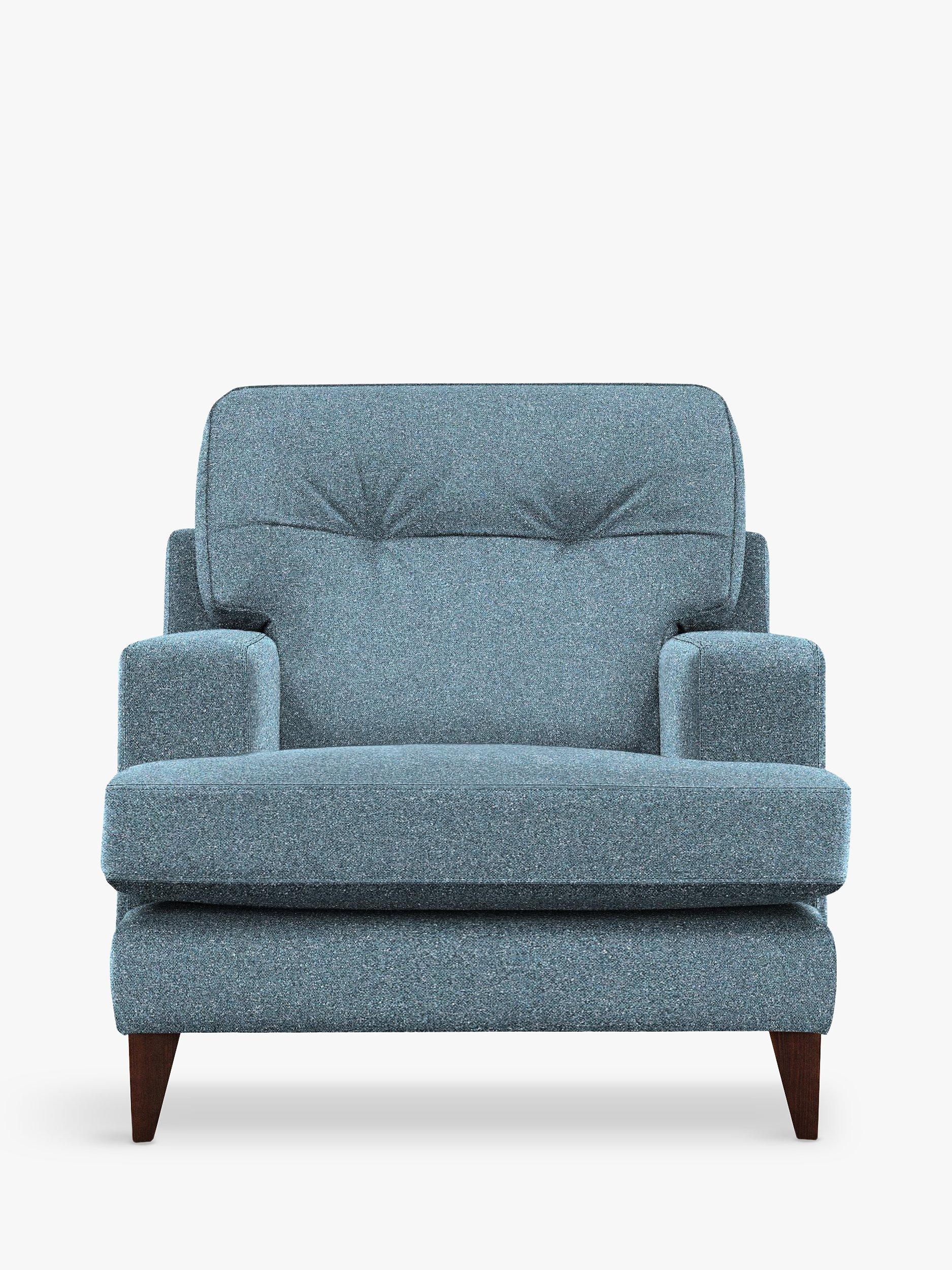The Seventy Two Range, G Plan Vintage The Seventy Two Armchair, Dark Leg, Tweed Denim