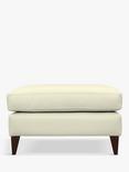 G Plan Vintage The Seventy Two Leather Footstool, Dark Leg