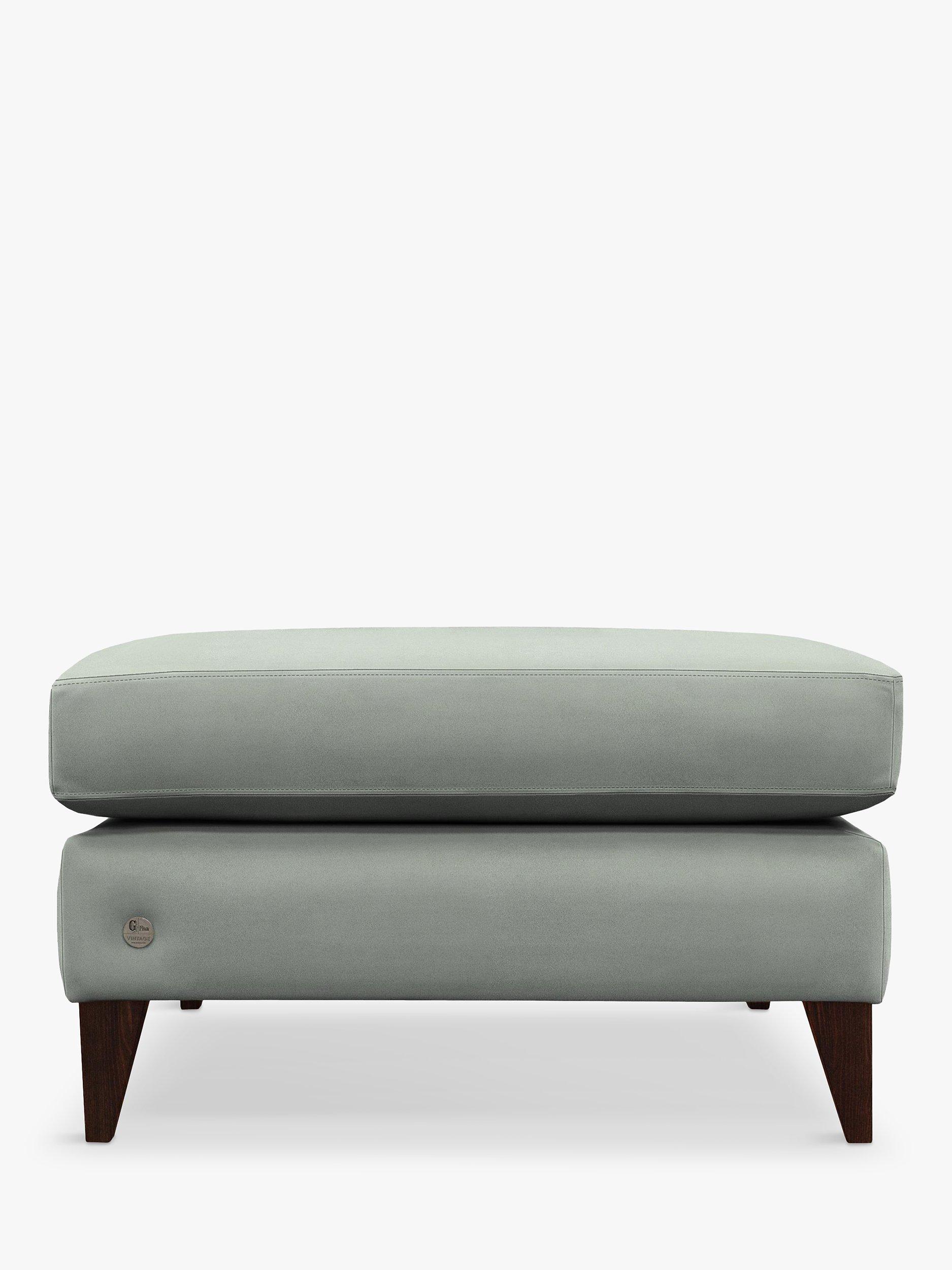 The Seventy Two Range, G Plan Vintage The Seventy Two Footstool, Dark Leg, Plush Slate