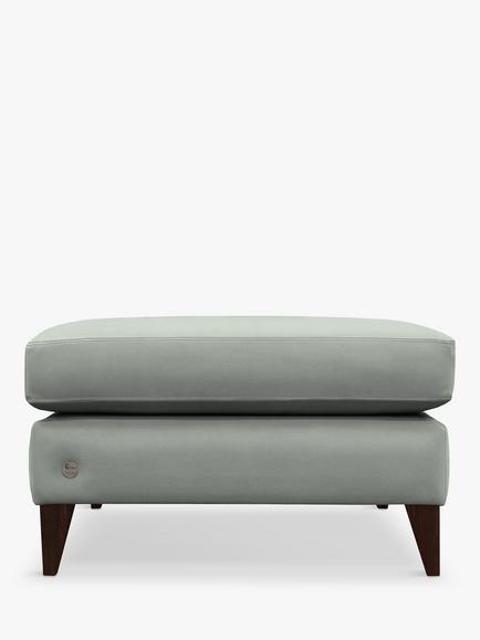G Plan Vintage The Seventy Two Footstool, Dark Leg, Easy Clean Plush Slate