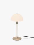 Nordlux Ellen Opal/Steel Table Lamp, Silver Grey