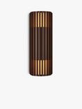 Nordlux Aludra Outdoor Double Wall Light, Mid Grey, Brown Dark