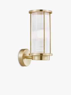 Nordlux Linton Outdoor Wall Light, Metallic Brass
