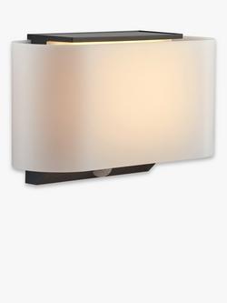 Nordlux Piola Solar Powered Motion Sensor Outdoor Wall Light, Black - view 2, Black Black