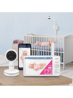 VTech RM7787HD 7 inch Over-The-Cot Wi-Fi Baby Monitor, Multi