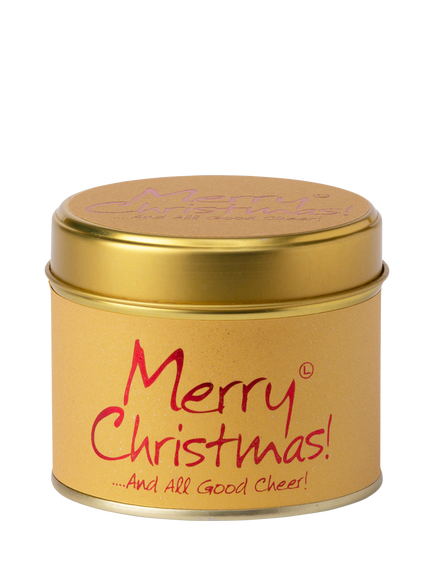 Lily-flame Merry Christmas Tin Scented Candle, 250g - view 2, 