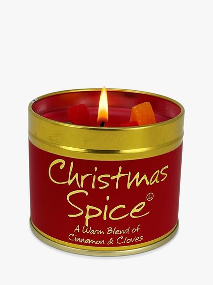 Lily-flame Christmas Spice Tin Scented Candle, 250g - view 2, 