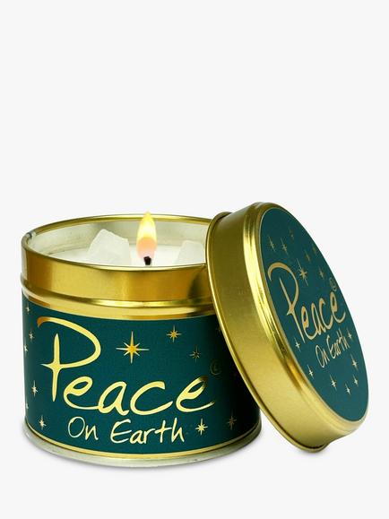 Lily-flame Peace Tin Scented Candle, 250g, 