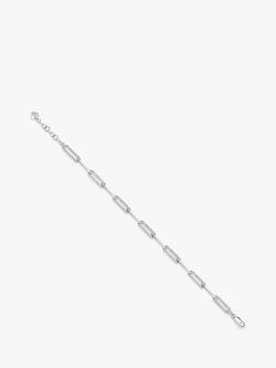 Jools by Jenny Brown Cubic Zirconia Large Link Chain Bracelet - view 2, Silver