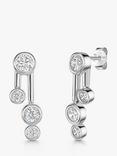 Jools by Jenny Brown 2 Line Bubble Drop Earrings
