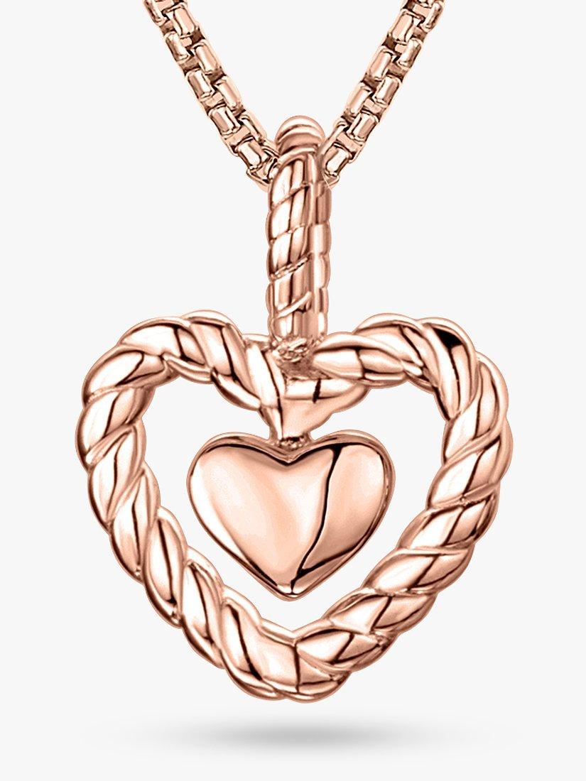 John lewis rose gold necklace store