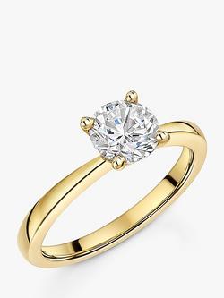Jools by Jenny Brown Round Cut Cubic Zirconia Ring, Gold, Gold
