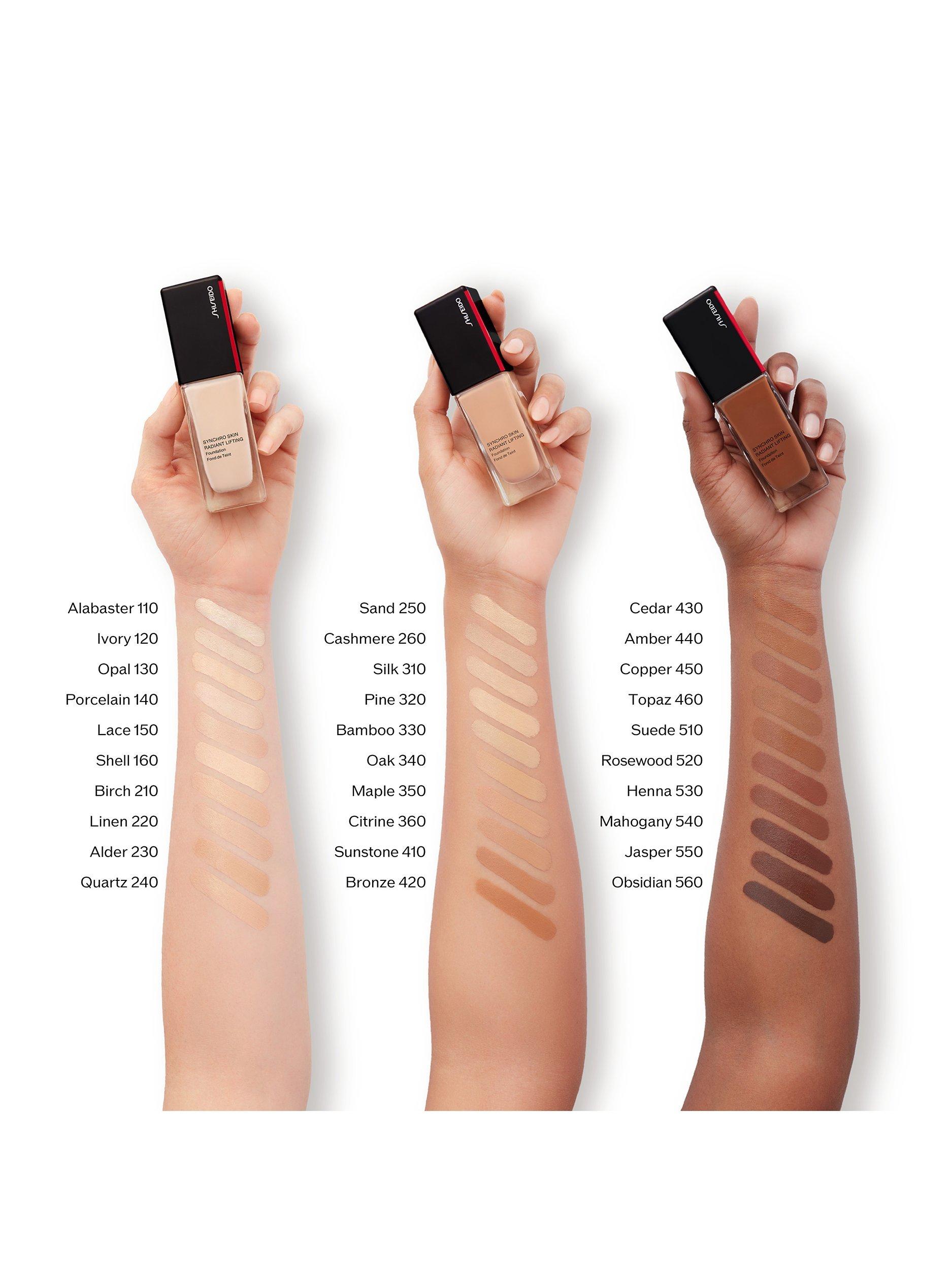 Product image 2 of 6, which shows Shiseido Synchro Skin Radiant Lifting Foundation, 320