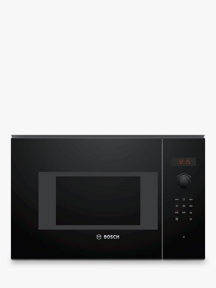 Bosch Series 4 BFL523MB0B Built-in Microwave, Black, Black