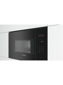 Bosch Series 4 BFL523MB0B Built-in Microwave, Black - view 2, Black