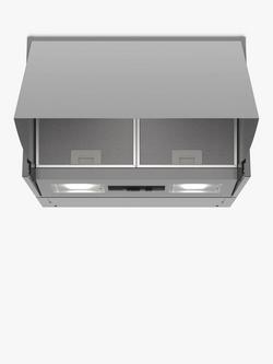 Bosch Series 2 DEM66AC00B 60cm Integrated Cooker Hood, Silver, Silver