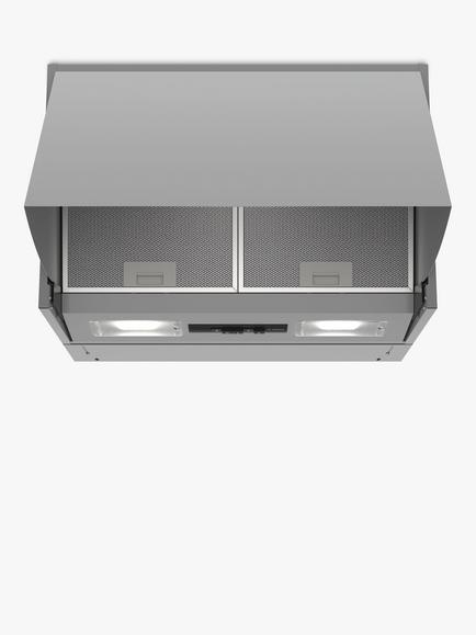 Bosch Series 2 DEM66AC00B 60cm Integrated Cooker Hood, Silver, Silver