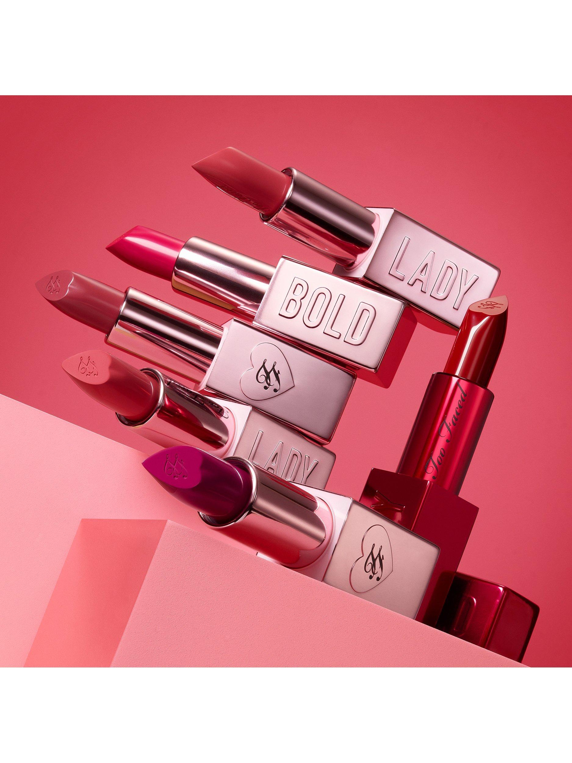 Product image 6 of 7, which shows Too Faced Lady Bold Em-Power Pigment Cream Lipstick, Lady Bold