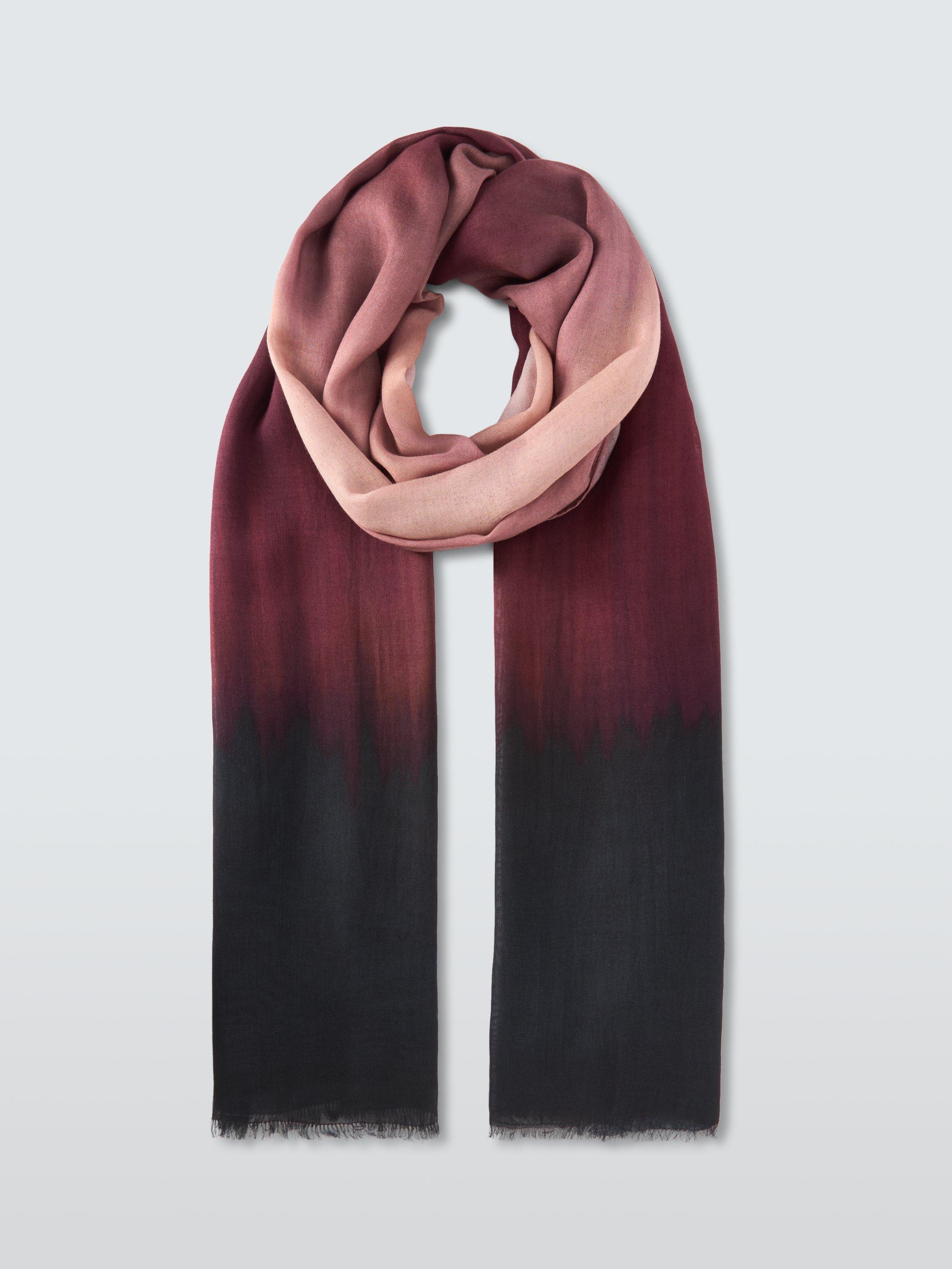 Product image 2 of 5, which shows John Lewis Painted Ombre Scarf, Multi