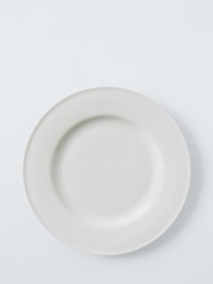 John Lewis + Queensberry Hunt Cupola Bone China Dessert Plate, 23cm, White, 