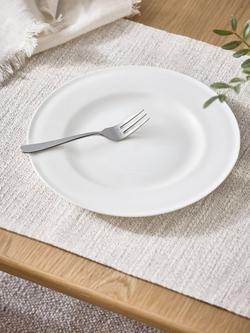 John Lewis + Queensberry Hunt Cupola Bone China Dessert Plate, 23cm, White - view 2, 