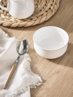 John Lewis + Queensberry Hunt Cupola Bone China Fruit Bowl, 11cm, White - view 2, 