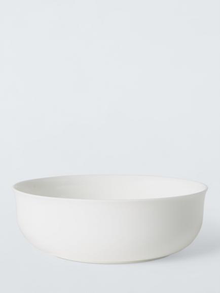 John Lewis + Queensberry Hunt Cupola Bone China Serve Bowl, 28cm, White, 
