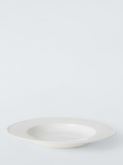 John Lewis + Queensberry Hunt Cupola Bone China Soup Bowl, 26cm, White, 