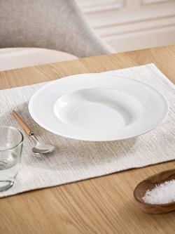 John Lewis + Queensberry Hunt Cupola Bone China Soup Bowl, 26cm, White - view 2, 