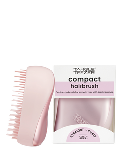 Tangle Teezer Compact Styler, Pink Matte Chrome - view 2, Pink Matte Chrome