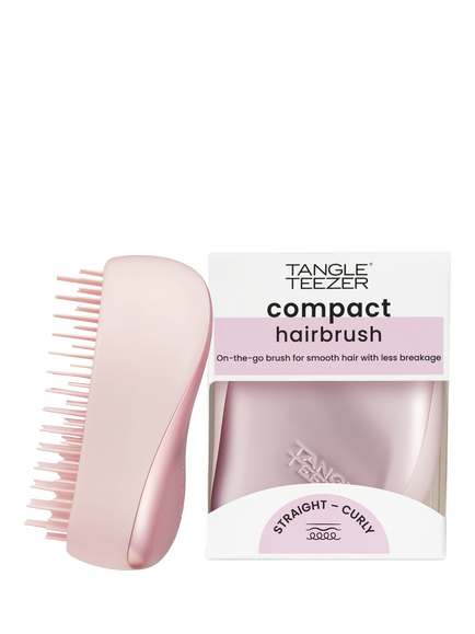 Tangle Teezer Compact Styler, Pink Matte Chrome - view 2, Pink Matte Chrome