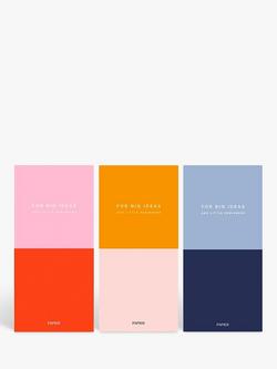 Papier Colourblock List Notepads, Multi, Multi