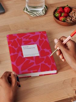 Papier Hearts Lined Notebook, Multi - view 2, Multi