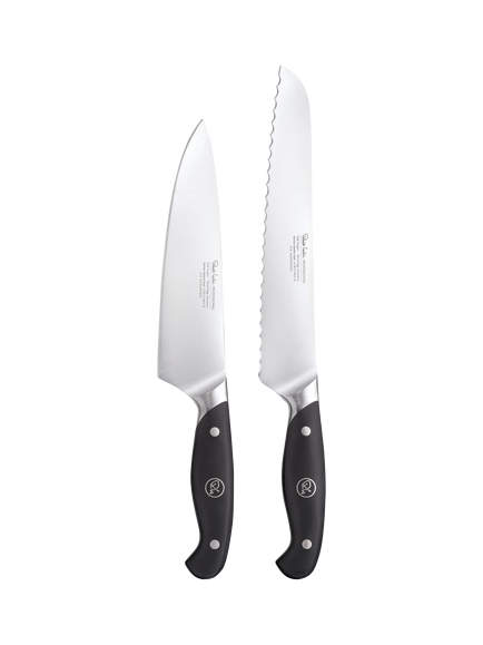 Robert Welch Professional Kitchen Knives Essential Set, 2 Piece, Silver