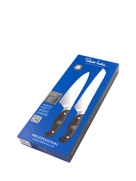 Robert Welch Professional Kitchen Knives Essential Set, 2 Piece - view 2, Silver
