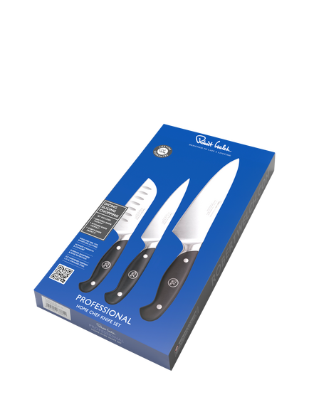 Robert Welch Professional Kitchen Knives Home Chef Set, 3 Piece - view 2, Silver