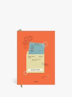 Papier Library Card Reading Journal, Multi, Multi