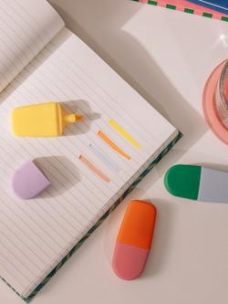 Papier Mini Highlighters, Pack of 4, Multi - view 2, Multi