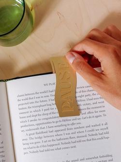 Papier Pause Bookmark, Multi - view 2, Multi