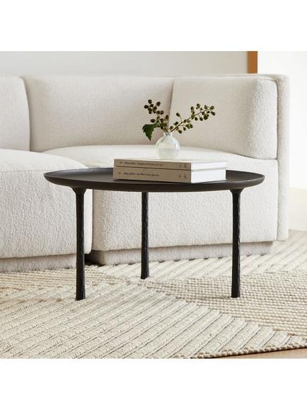 west elm Sintra Metal Coffee Table, Dark Bronze - view 2, 