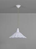 Original BTC Christie Bone China Pendant Ceiling Light, 36cm, Natural