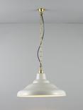 Davey Lighting School Light Pendant Ceiling Light, Grey