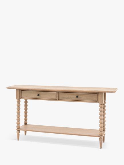 Gallery Direct Bessemer Console Table, Oak, Natural