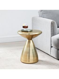 west elm Cosmo Side Table, Antique Brass - view 2, 