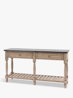 Gallery Direct Selma 2 Drawer Console Table, Natural - view 2, Natural